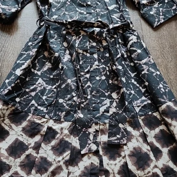 🍁 Thakoon shibori print Button front Shirtdress 🍁 - Picture 3 of 5